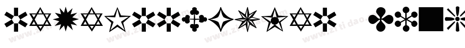 RAYAIRREGULAR Dingbats字体转换